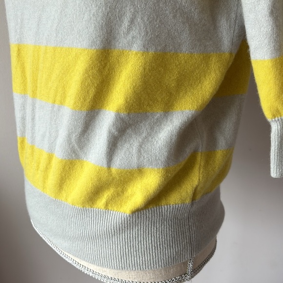 Anthropologie cashmere sweater boatneck jumper striped size small - Picture 4 of 8